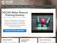 Tablet Screenshot of oscarwaterrescue.com